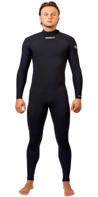 2026 Gul Mens Yulex Flexor 5/4mm Back Zip Wetsuit FX1218 - Black