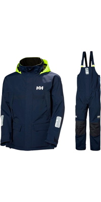 2026 Helly Hansen Mens Pier 4.0 Jacket & Pier 4.0 Bib Sailing Suit HHMPJAPBBN - Navy