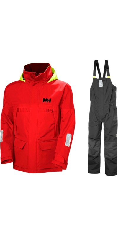 Helly Hansen Mens Pier 4.0 Jacket & Pier 4.0 Bib Sailing Suit