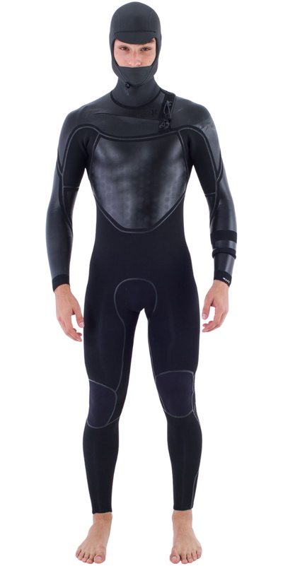 Hurley Männer Max 5/3+mm Mit Kapuze Brustreißverschluss Neoprenanzug