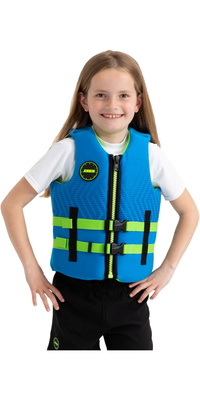 2026 Jobe Junior 50N Neoprene Life Vest 244925004 - Blue / Green