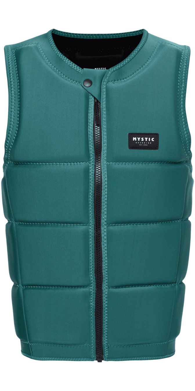 Mystic Star Front Zip Impact Vest – Néoprène MX2, Mousse Clash, CE – Navy