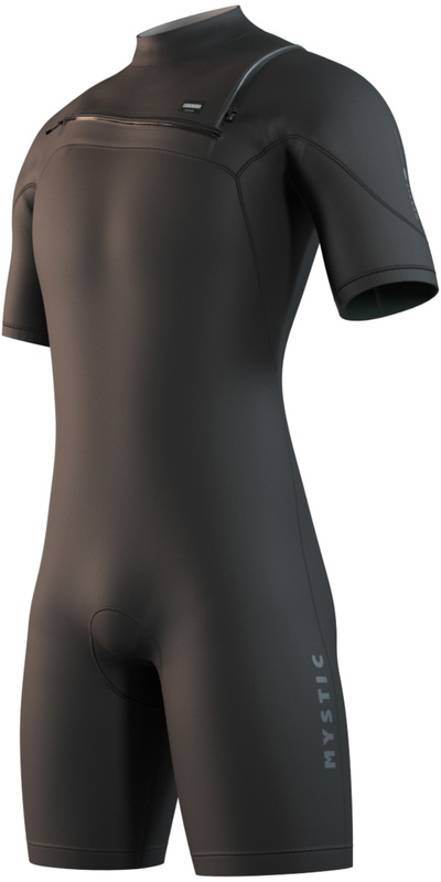 Mystic Hommes Motion 3/2mm Chest Zip Shorty Combinaison Néoprène