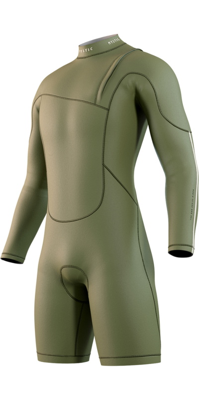 Mystic Mens The One 3/2mm Longarm Zip Free Shorty Wetsuit