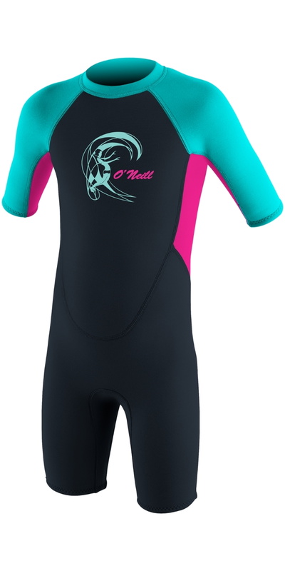 O'Neill Toddler Reactor-2 2mm Back Zip Shorty Wetsuit