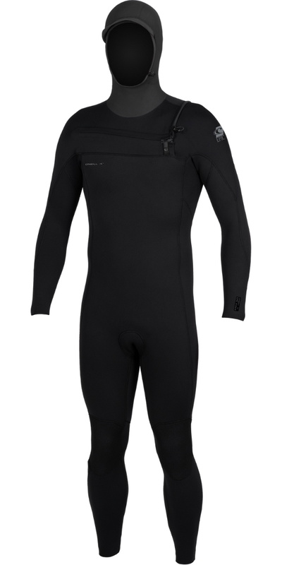 O'Neill Mens Epic 6/4mm Chest Zip Hooded Wetsuit