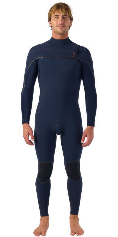O'Neill Mens Hyperfreak Fire 4/3+mm Chest Zip Wetsuit
