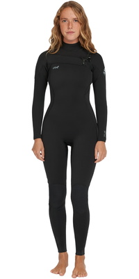 2026 ONeill Womens Epic 4/3mm Chest Zip Wetsuit 5651 - Black