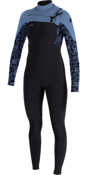 Muta O'Neill Epic 5/4mm Con Cerniera Posteriore Per Ragazzi - Navy/Black/Dayglo Taglia 12 - Neoprene Caldo Per Surf - 2