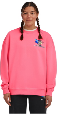 2025 O'Neill Womens FWC'Play Crew Sweatshirt 1750124 - Skater Pink