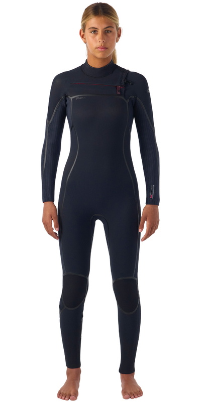 O'Neill Dam Hyperfreak Fire 5/4+mm Chest Zip Våtdräkt Black