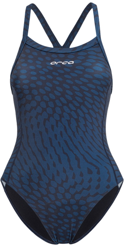 Orca Womens Core One Piece Thin Strap Swimsuit
