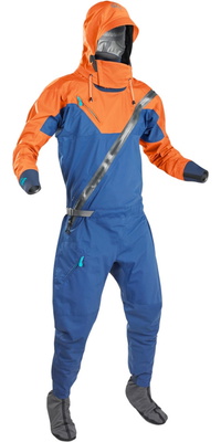 2026 Palm Mens Fuse Adventure Kayak Drysuit 12788 - Navy / Mandarin