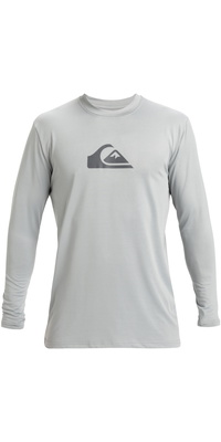 2026 Quiksilver Mens Everyday Surf Long Sleeve Rash Vest AQYWR03136 - Quarry