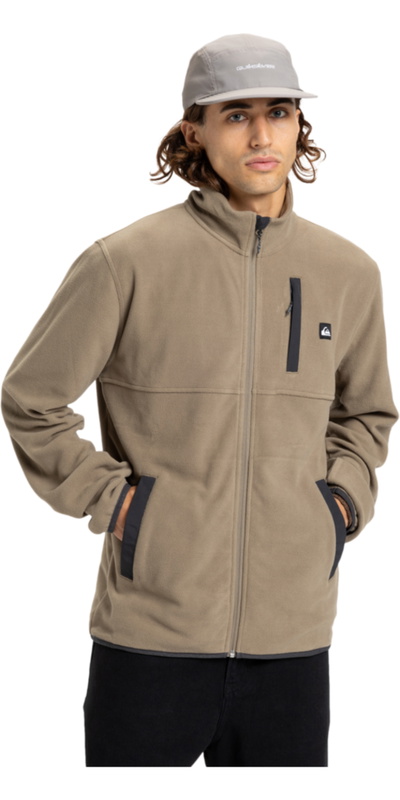 Quiksilver Da Uomo No Destination Full Zip Fleece
