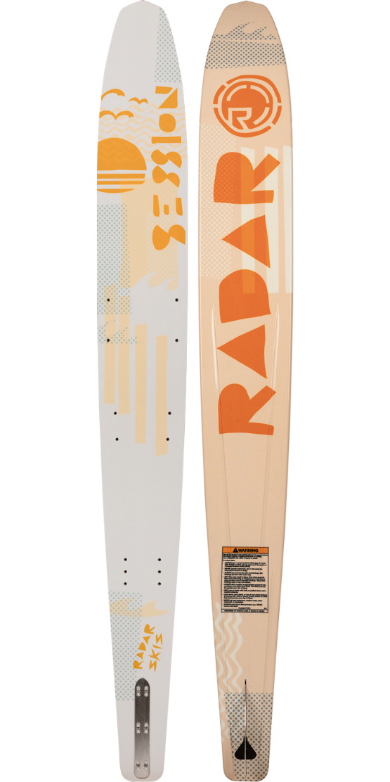 2025 Radar Womens Session Waterski R25SE-W - White / Sunshine ...