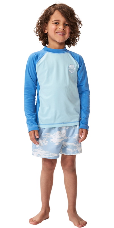 Rip Curl Kids Icons UV Brushed Long Sleeve Rash Vest