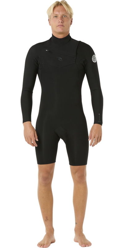 Rip Curl Mens Dawn Patrol 2mm Chest Zip Long Sleeve Springsuit Wetsuit