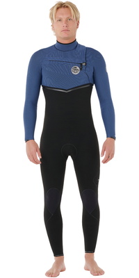 2026 Rip Curl Mens E-Bomb 4/3mm Chest Zip Wetsuit 17RMFS - Navy