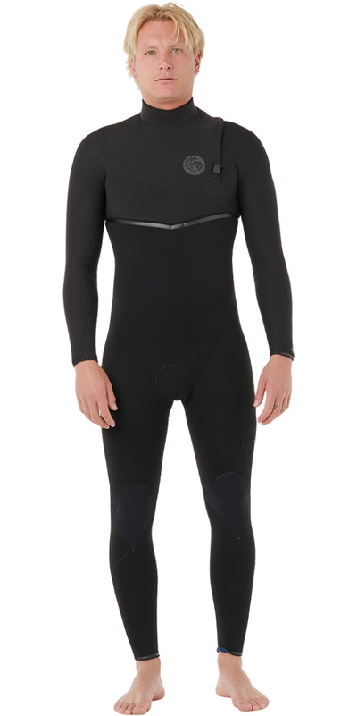 Rip Curl Mens E-Bomb 4/3mm Zip Free Wetsuit