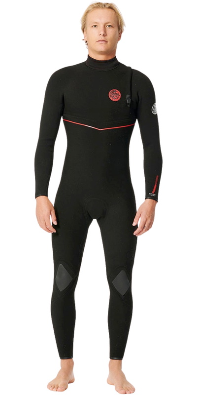 Rip Curl Mens Flashbomb Fusion 4/3mm Zip Free Wetsuit