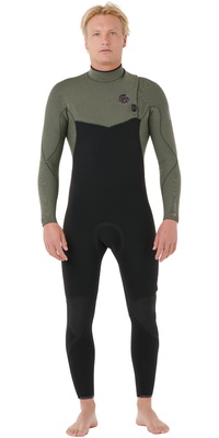 2026 Rip Curl Mens Flashbomb Pro 5/3mm Zip Free Wetsuit 17EMFS - Deep Cactus