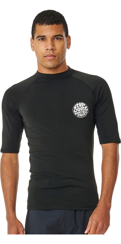 Rip Curl Mens Icons UPF Brushed Short Sleeve Rash Vest