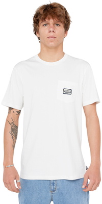 2025 Rip Curl Mens Sportline Badge Tee 0TLMTE - Bone