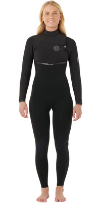 2026 Rip Curl Womens E-Bomb 3/2mm Chest Zip Wetsuit 16RWFS - Black