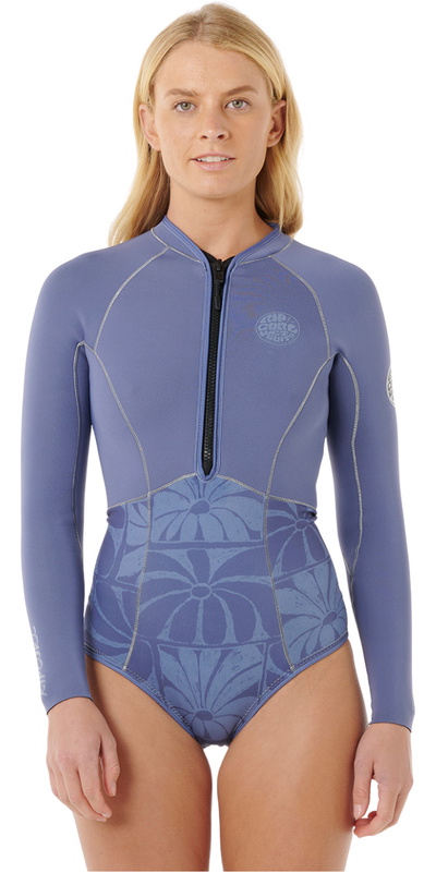 Rip Curl Womens G-Bomb 1.5mm Long Sleeve Front Zip Springsuit Wetsuit