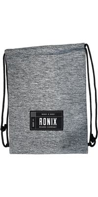 2026 Ronix Drawstring Sack R21-BAG-DS - Heather Charcoal / White