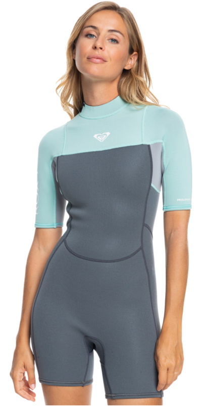 Roxy Womens Prologue 2/2mm Back Zip Shorty Wetsuit