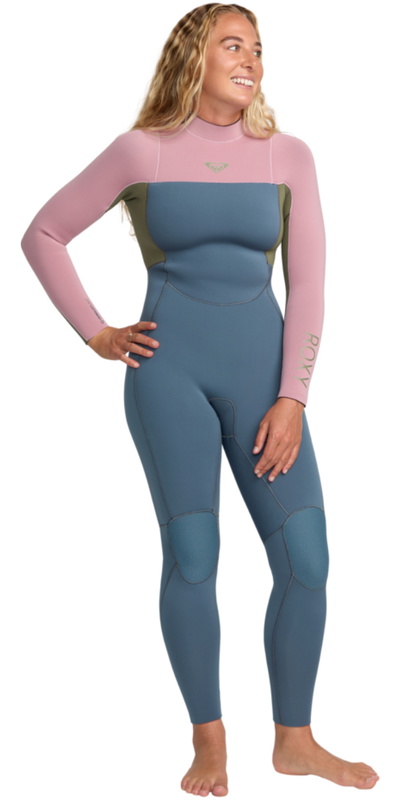 Roxy Womens Prologue+ 4/3mm Back Zip Wetsuit