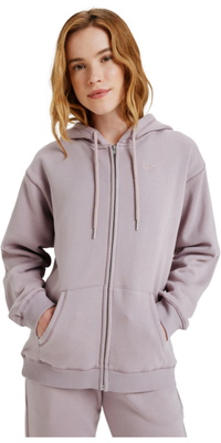 2026 Roxy Womens Surf Stoked Zipped Brushed Hoodie ERJFT05022 - Nirvana