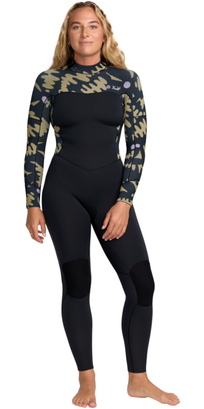 Roxy Womens Swell Natural 4/3mm Back Zip Wetsuit