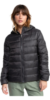 2026 Roxy Womens Wind Bliss Hooded Lightweight Packable Padded Jacket ERJJK03691 - Phantom