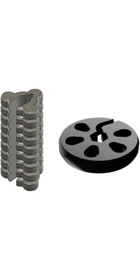 2026 Sailwell UK 3D Printed Bottle Screw Handle & Wheel bshwu001