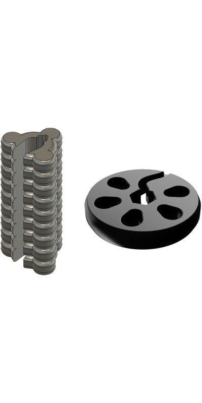 Sailwell UK 3D Printed Bottle Screw Handle & Wheel