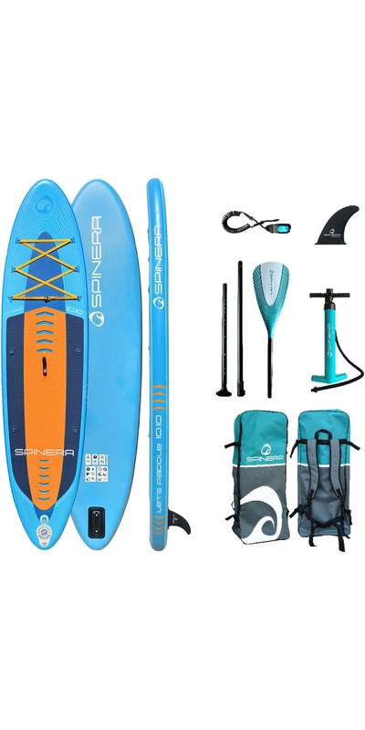 Spinera Let's Paddle 10'10 ISUP HDDS Paket Mit Paddel, Leine, Pumpe Und Tasche
