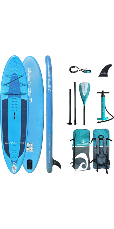Spinera Let's Paddle 10'4 ISUP HDDS Paket Mit Paddel, Leine, Pumpe Und Tasche