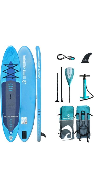 Spinera Lets Paddle 12'4 ISUP-Set Mit Paddel, Leine, Pumpe Und Tasche