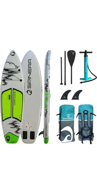 2026 Spinera Light 106 iSUP Package Inc Alu Paddle, Leash, Pump & Bag SP-SUP-LI25-106 - Grey / Green