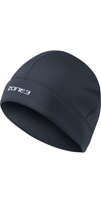 2026 ZONE3 Active-Flex 3mm Yulex Swim Beanie NA25UAFSB104 - Grey / Orange