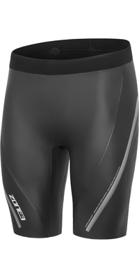 2025 ZONE3 Mens 5/3mm The Originals Buoyancy Shorts NA25UOBS101 - Black / Silver