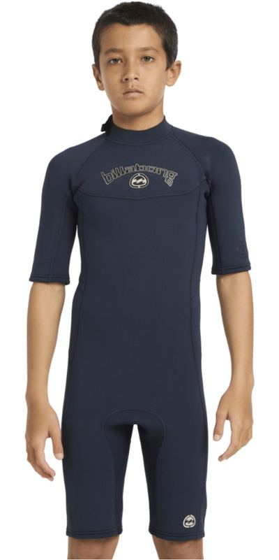 Billabong Junior Absolute 2/2mm Back Zip Shorty Wetsuit