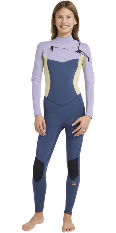 Billabong Junior Synergy Natural 4/3mm Chest Zip Wetsuit