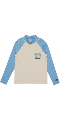 2026 Billabong Junior Waves Long Sleeve Rash Vest EBTWR03008 - Chino