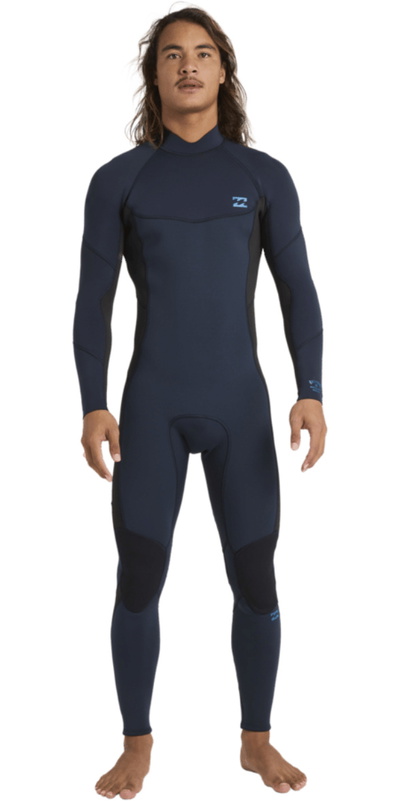 Billabong Männer Absolute 3/2mm Flatlock Rückenreißverschluss Neoprenanzug