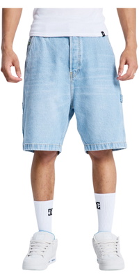 2026 DC Shoes Baggy Denim Carpenter Shorts EDYDS03037 - Indigo Light
