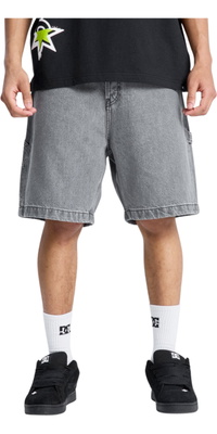 2026 DC Shoes Baggy Denim Carpenter Shorts EDYDS03037 - Medium Grey